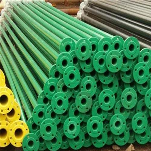 庆阳涂塑钢管施工案例